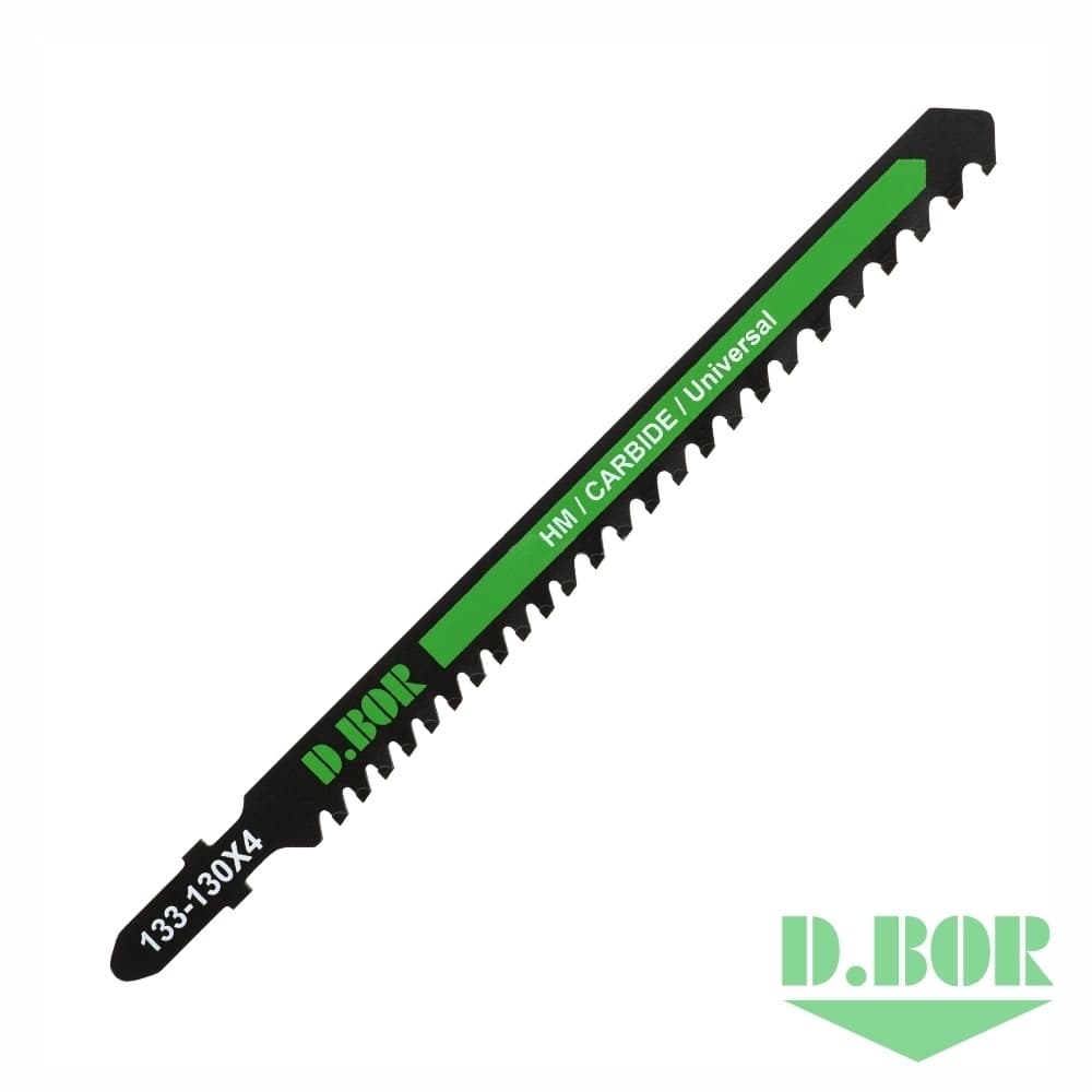 Пилка универсальная 105/130*3,5-5 мм HM / CARBIDE / Universal 
(T367XHM) (арт. 133-130X4-01) (1 шт.) "D.BOR"
