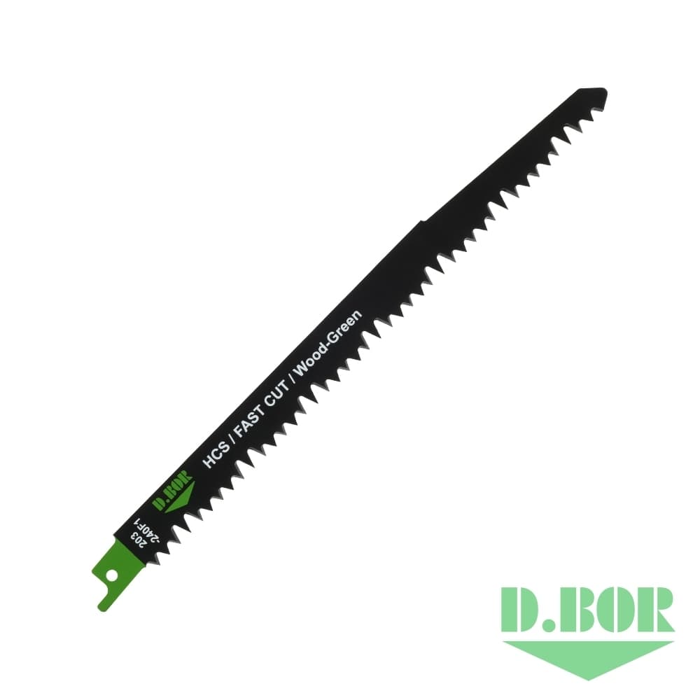 Полотна по дереву 220/240*5 мм HCS / FAST CUT / Wood-Green (S1531L/4052) 
(арт. 203-240F1-02) (2 шт.) "D.BOR"