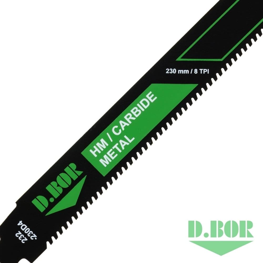 Полотно по металлу 195/230*3 мм HM / CARBIDE / METAL 
(арт. 232-230D4-01) (1 шт.) "D.BOR"