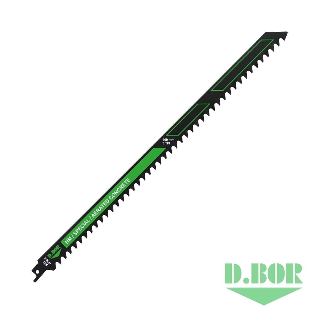 Полотно по абразивному материалу 375/400*8,5 мм HM / SPECIAL / AERATED CONCRETE 
(арт. 232-400I4-01) (1 шт.) "D.BOR"