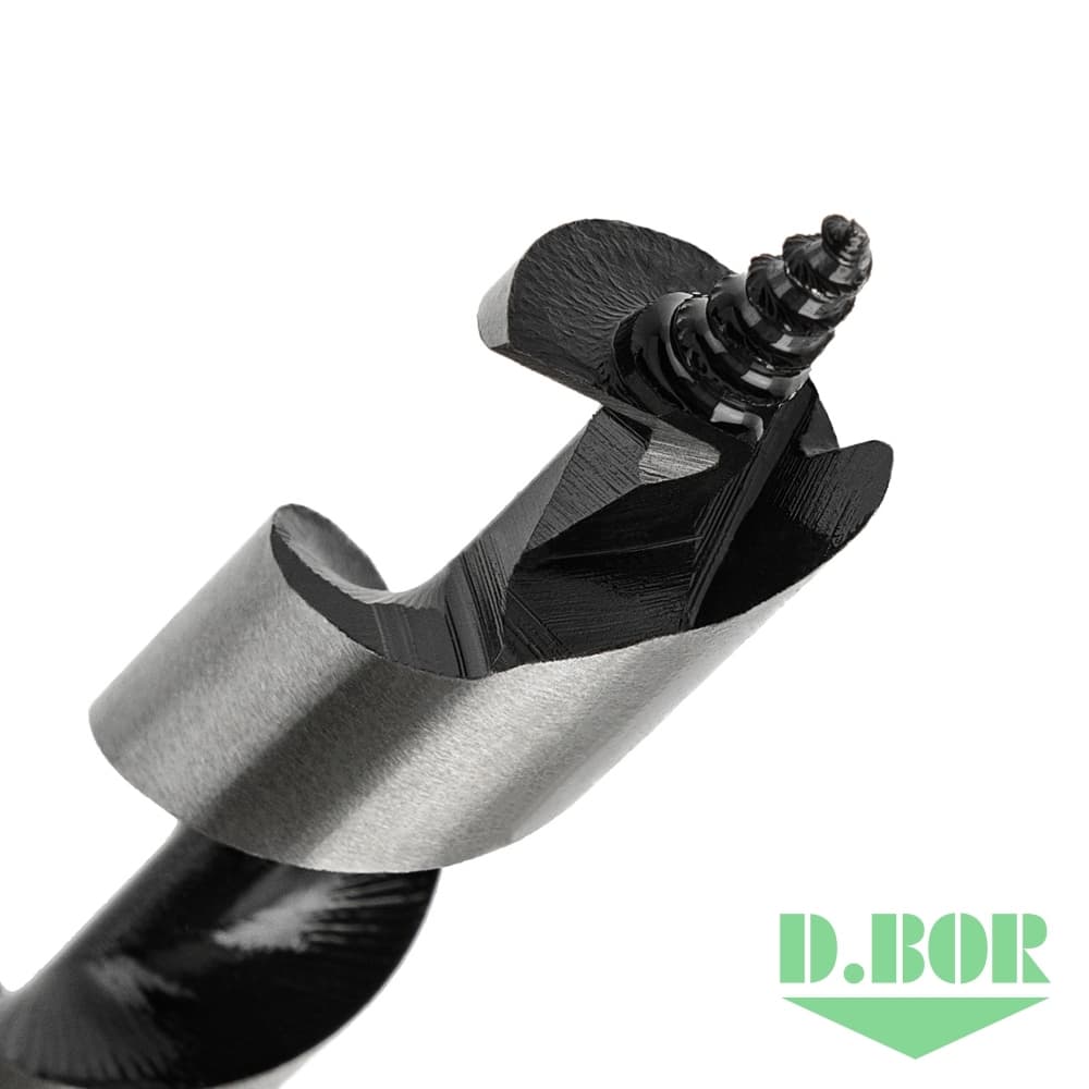 Сверло по дереву спиральное LEWIS, 10*530/600 хв. HEX - 8,5 мм 
(арт. DBW3-AU1-H-600-10) "D.BOR"