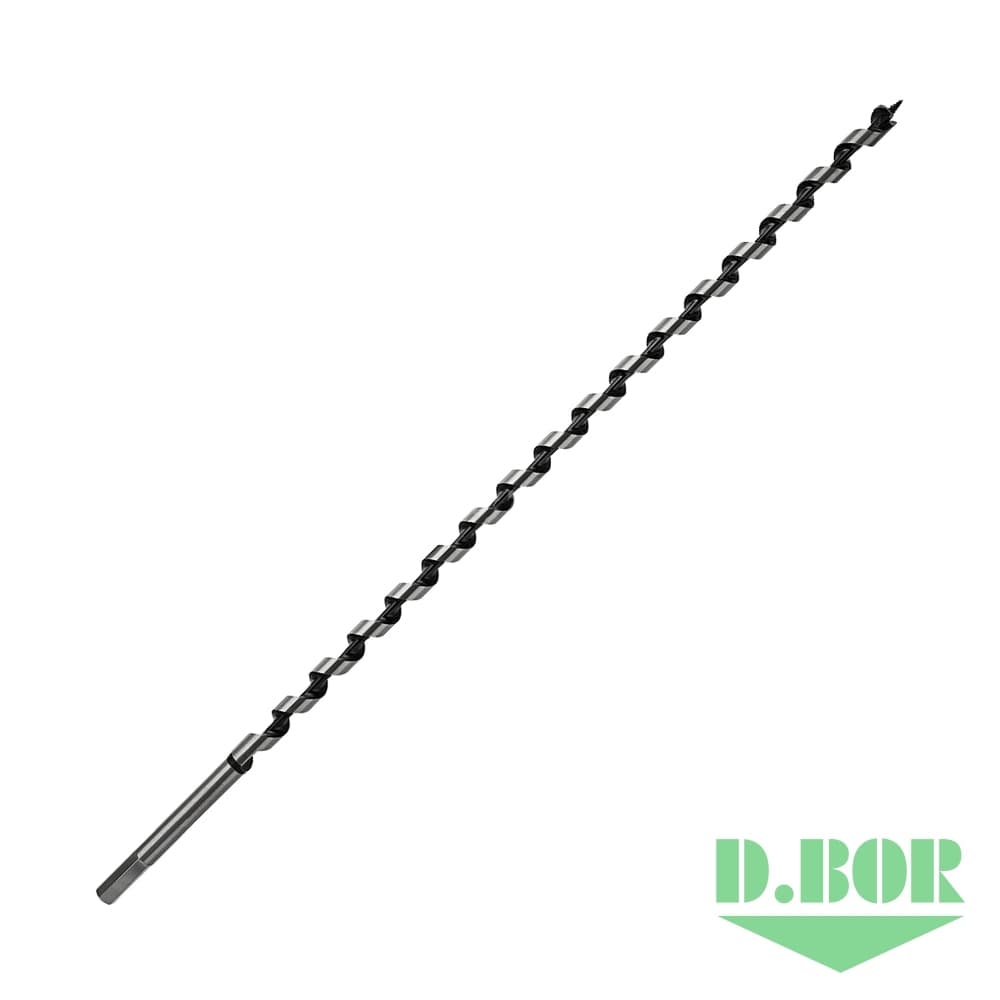 Сверло по дереву спиральное LEWIS, 10*530/600 хв. HEX - 8,5 мм 
(арт. DBW3-AU1-H-600-10) "D.BOR"