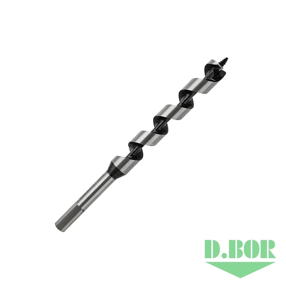 Сверло по дереву спиральное LEWIS, 18*155/230 хв. HEX - 11 мм 
(арт. DBW3-AU1-H-230-18) "D.BOR"