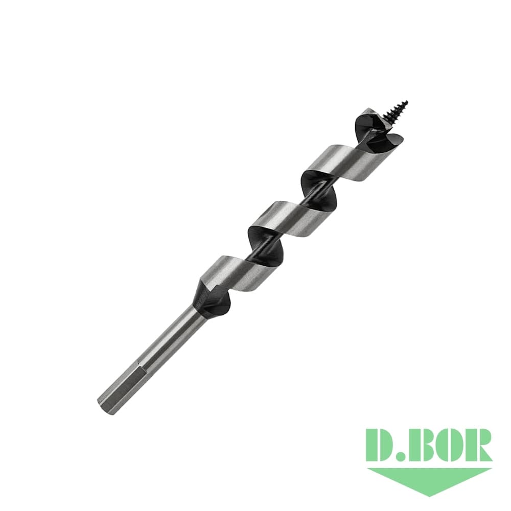 Сверло по дереву спиральное LEWIS, 26*155/230 хв. HEX - 11 мм 
(арт. DBW3-AU1-H-230-26) "D.BOR"