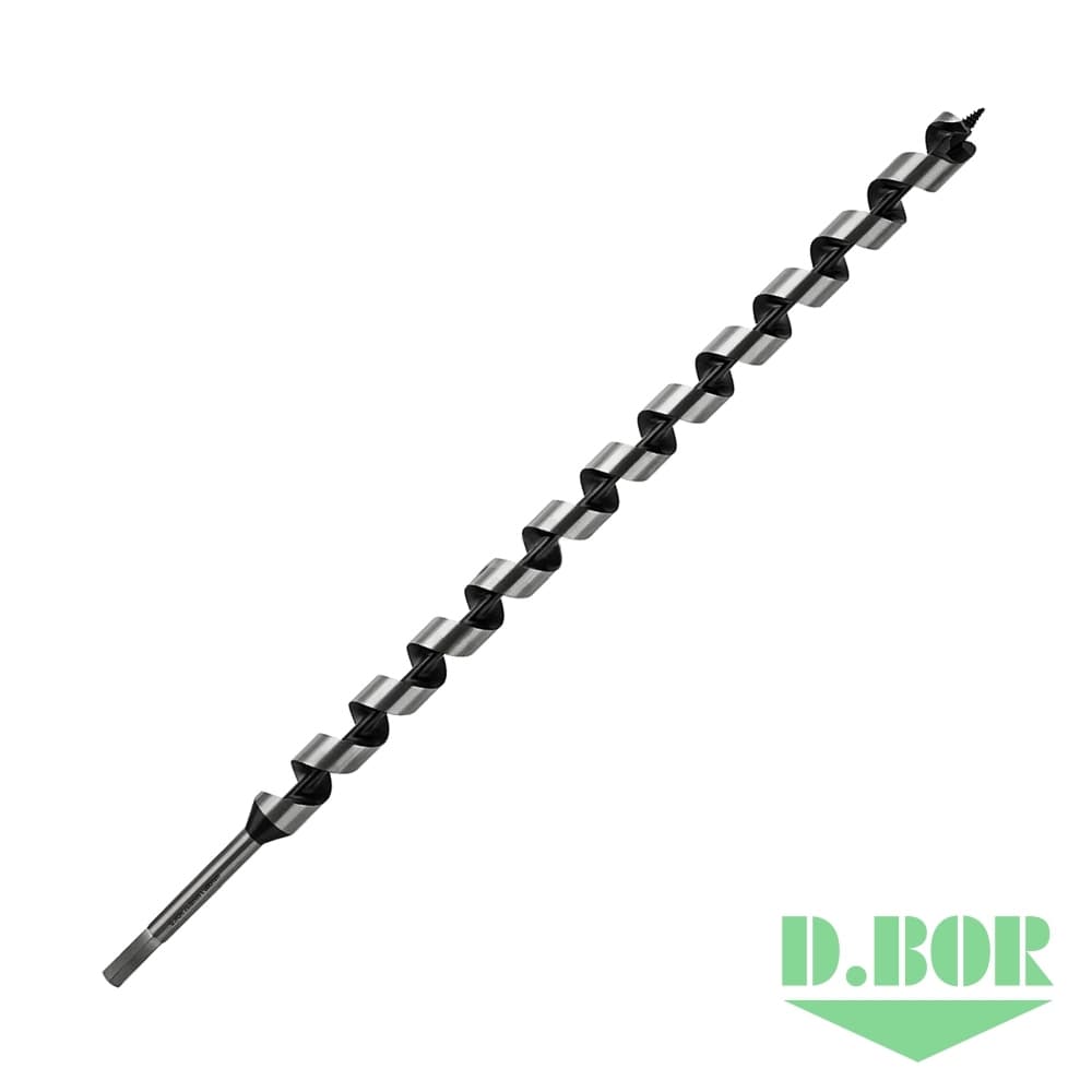 Сверло по дереву спиральное LEWIS, 22*530/600 хв. HEX - 11 мм 
(арт. DBW3-AU1-H-600-22) "D.BOR"