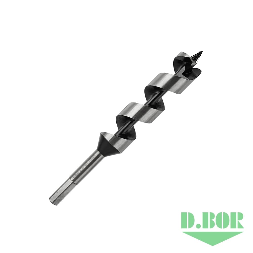 Сверло по дереву спиральное LEWIS, 30*155/230 хв. HEX - 11 мм 
(арт. DBW3-AU1-H-230-30) "D.BOR"