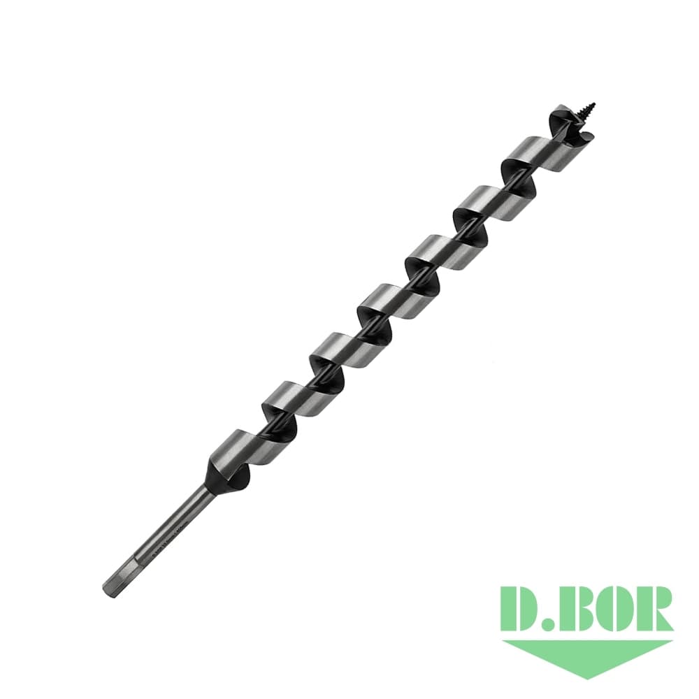 Сверло по дереву спиральное LEWIS, 32*385/460 хв. HEX - 11 мм 
(арт. DBW3-AU1-H-460-32) "D.BOR"