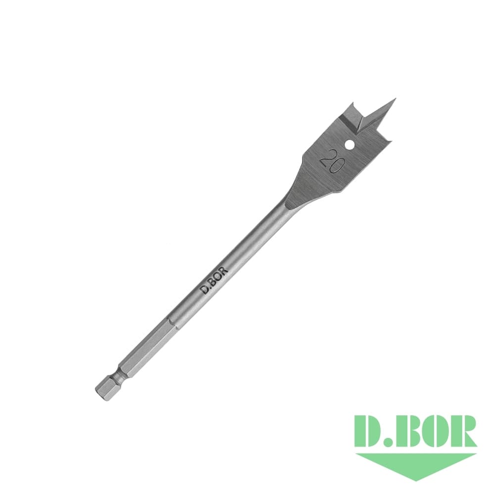 Сверло по дереву перьевое SPEED, 18*152 (арт. DBW2-FL1-Q-152-18) "D.BOR"