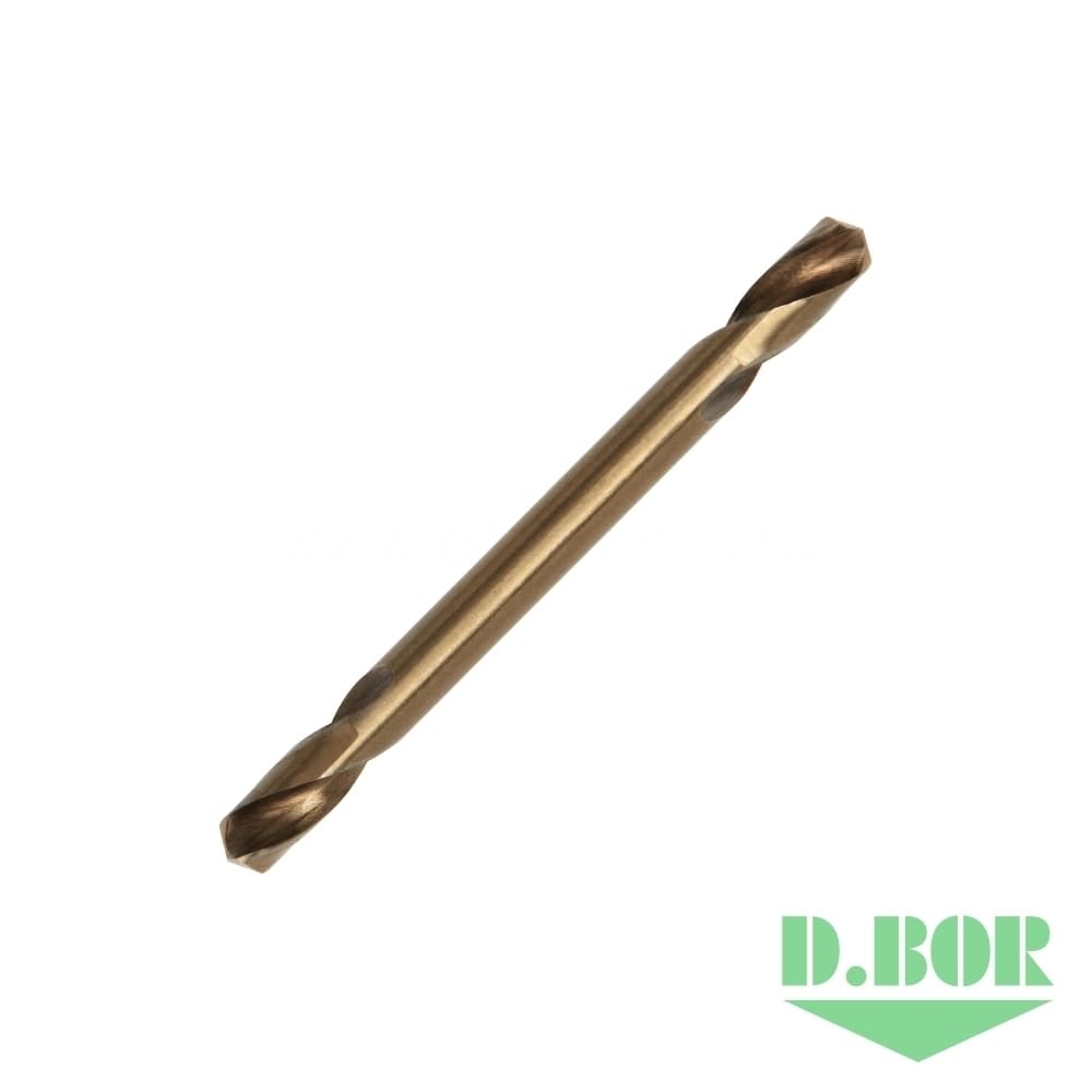 Сверло по металлу COBALT 5%, двухстороннее, HSS-Co 5,2*18/62 (арт. TD-DE-CO5-052-02) 
(2 шт.) "D.BOR"