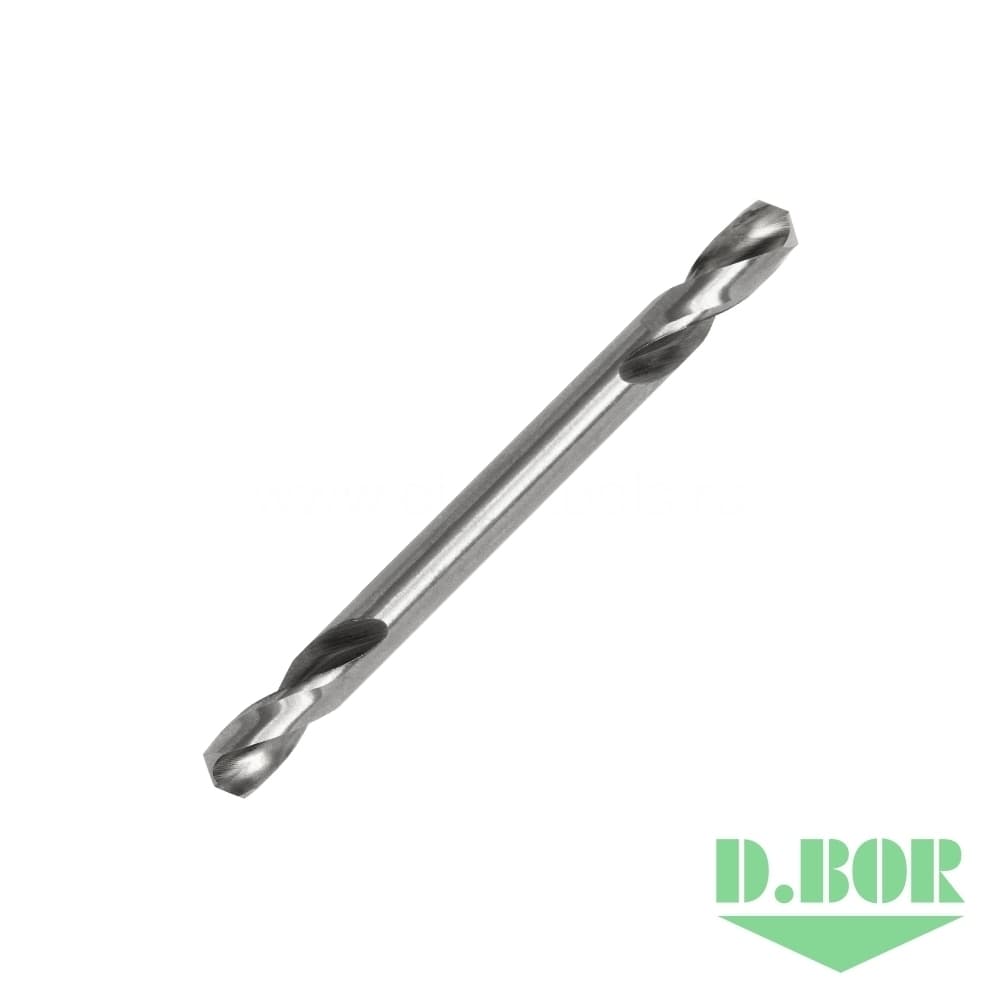Сверло по металлу шлифованное, двухстороннее, HSS-G 4,0*14/55 (арт. TD-DE-HSS-040-02) 
(2 шт.) "D.BOR"