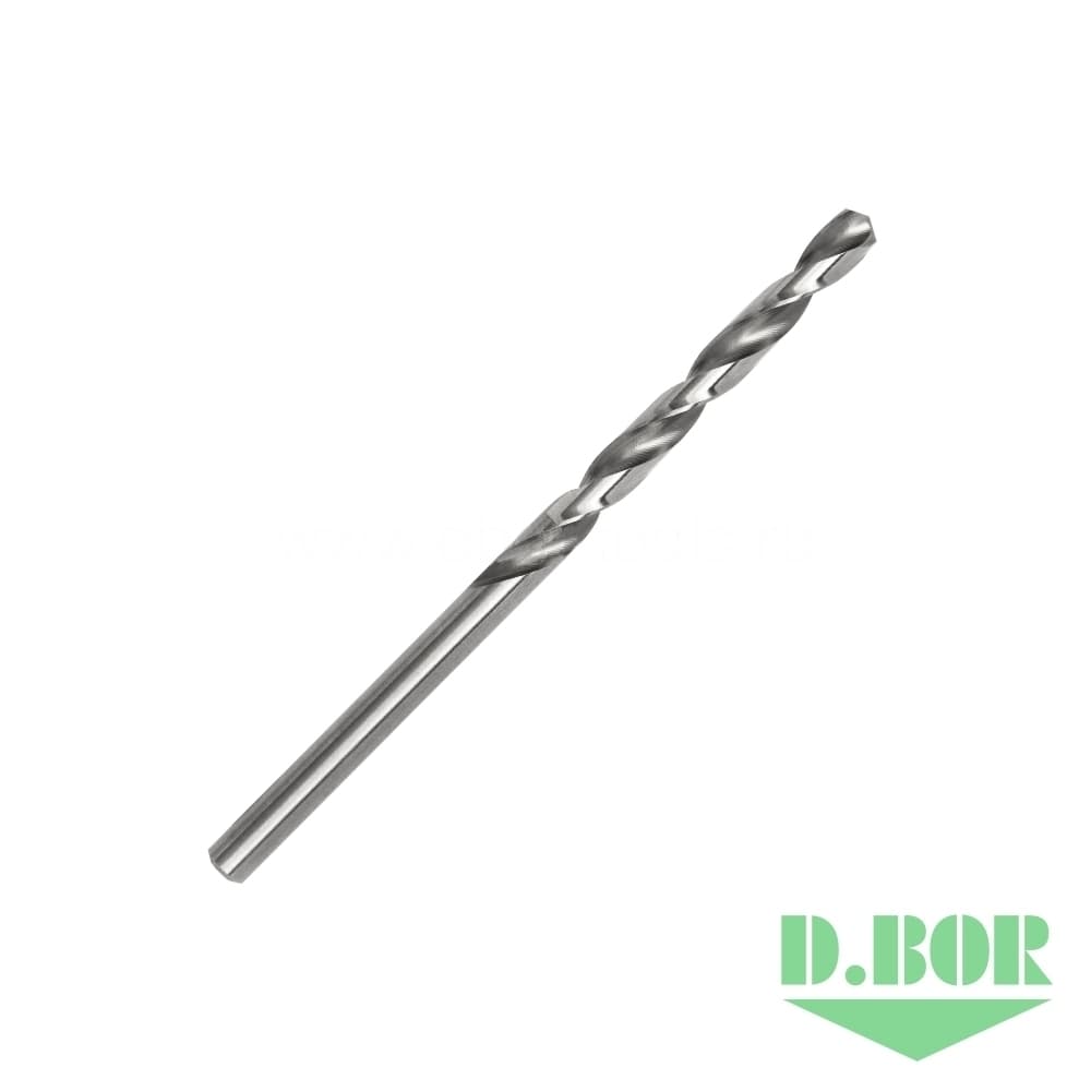 Сверла по металлу шлифованные, HSS-G DIN 338 8,0*75/117 (арт. TD-338-HSS-080-10) 
(10 шт.) "D.BOR"