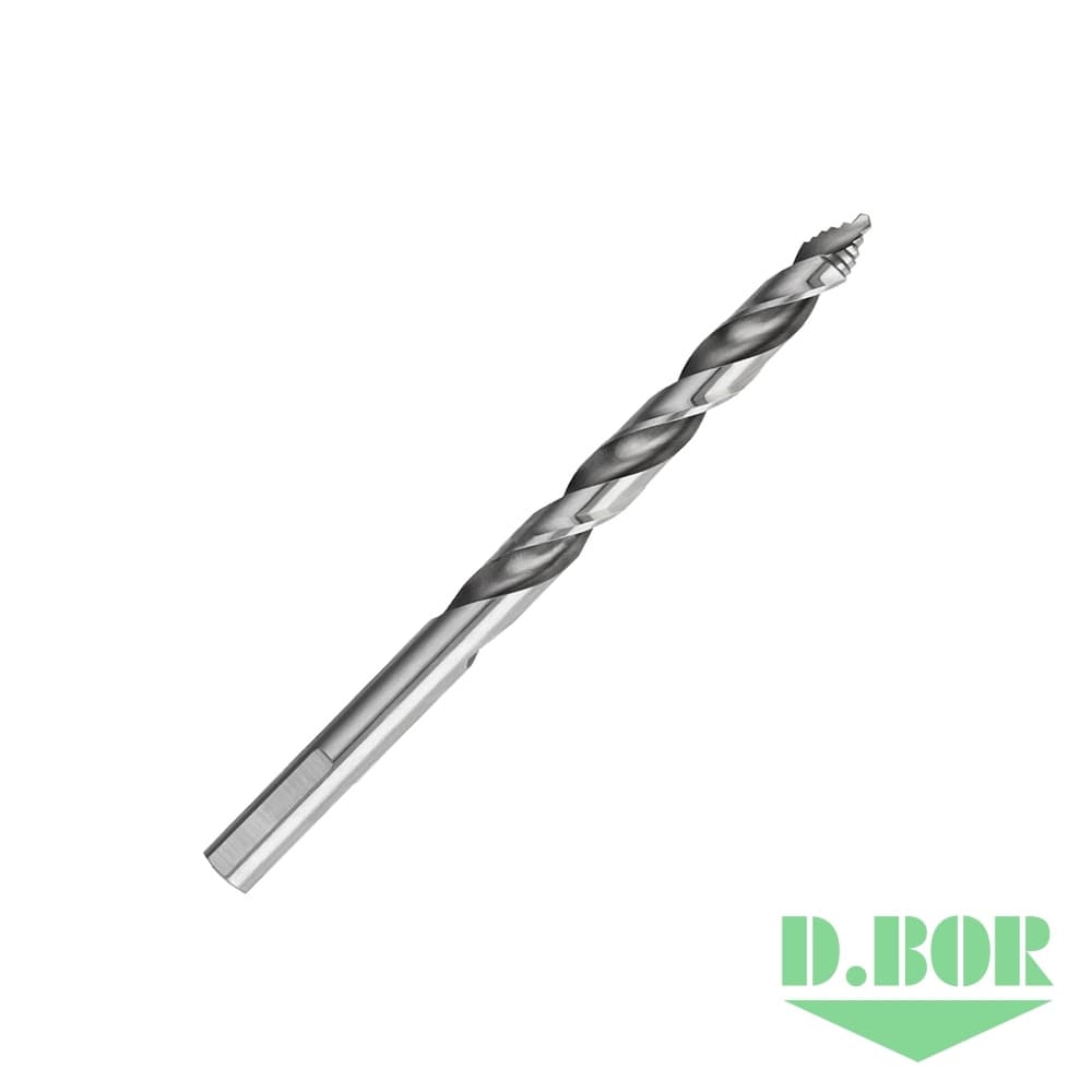 Сверло по металлу шлифованное STEP, HSS-G DIN 338 8,0*75/117 (арт. TDS-338-HSS-080-01) 
(1 шт.) "D.BOR"