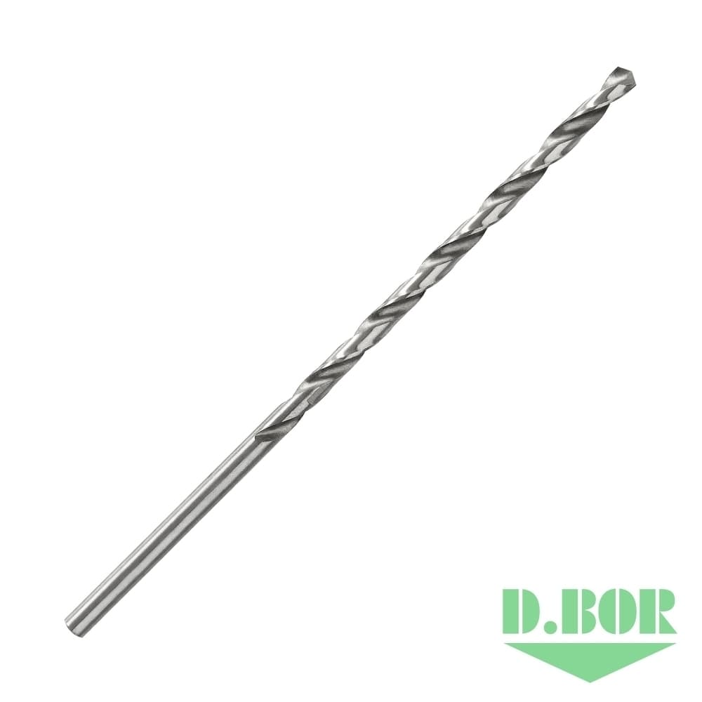 Сверло по металлу шлифованное, удлиненное, HSS-G DIN 340 3,2*69/106 
(арт. TD-340-HSS-032-02) (2 шт.) "D.BOR"