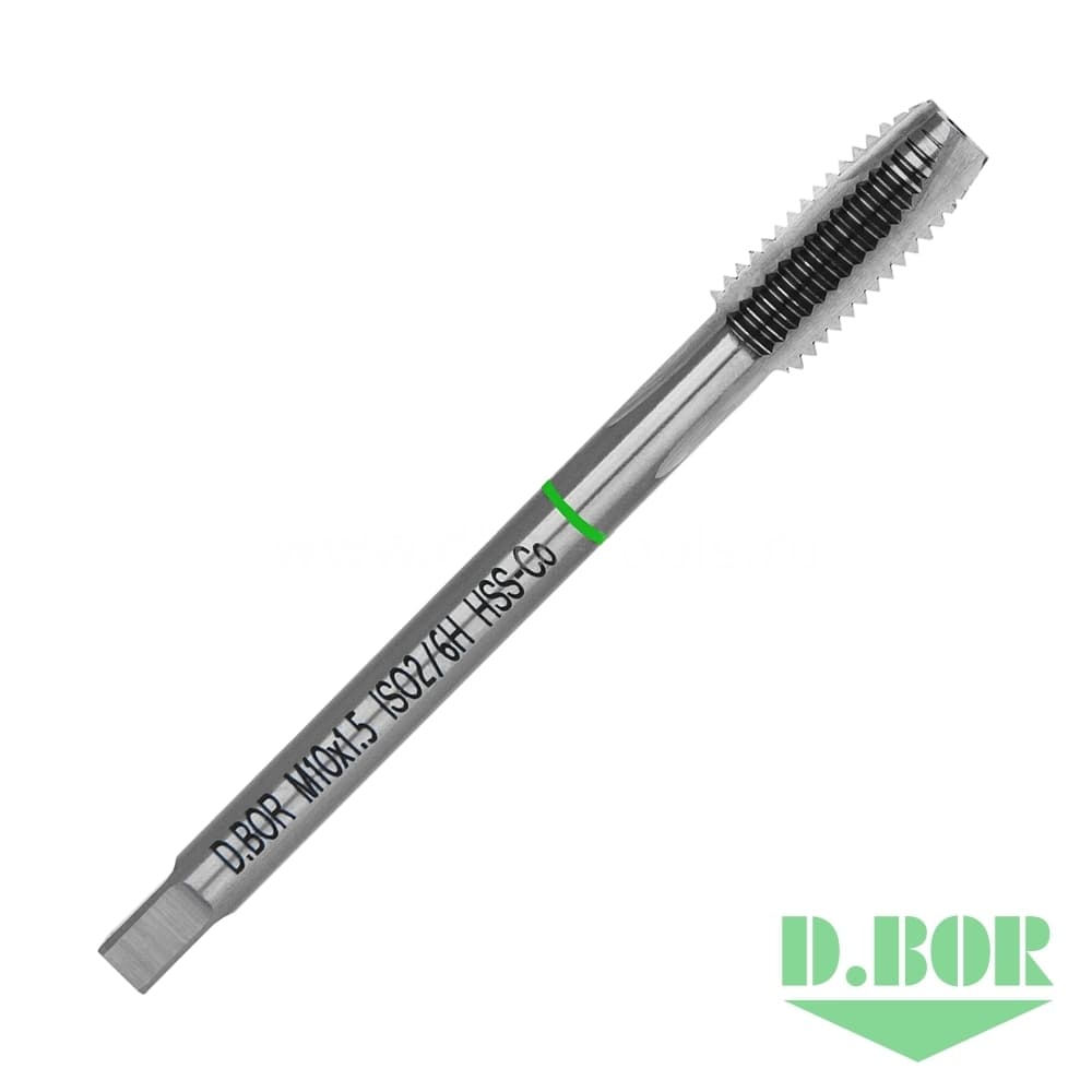 Машинный метчик DIN 376 Form-B HSS-Co, M10x1,50 (арт. TCT-442-100-150) "D.BOR"