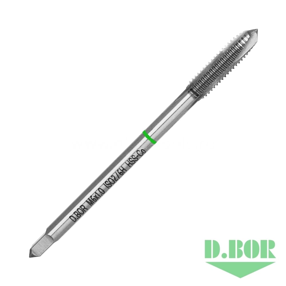 Машинный метчик DIN 376 Form-B HSS-Co, M8x1,25 (арт. TCT-442-080-125) "D.BOR"