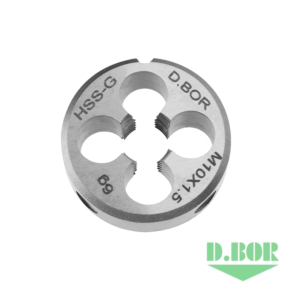 Плашка DIN 223 Form-B HSS-G, M12x1,75, 38х14 (арт. TCT-700-120-175) "D.BOR"